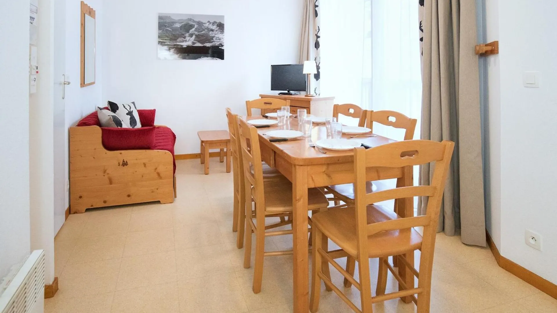 Balcons B 021 - Parc Nat Vanoise Appart 6 Pers Val Cenis Holiday home